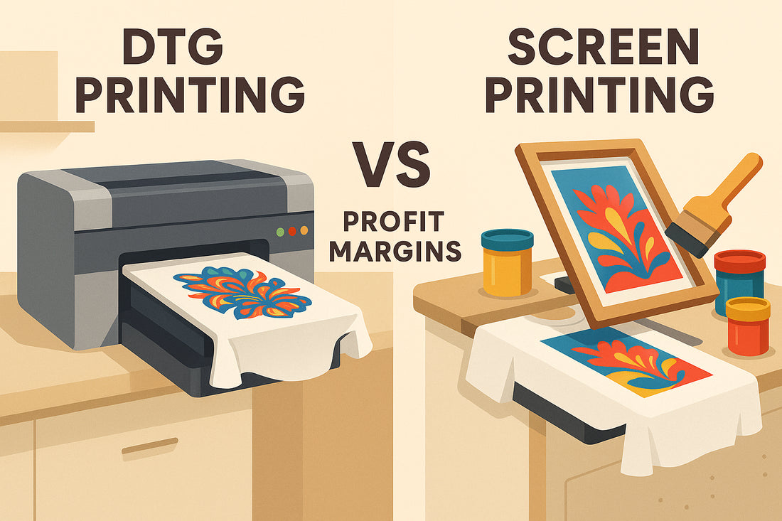 DTG Printing vs Screen Printing: Profit Margins