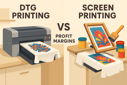 DTG Printing vs Screen Printing: Profit Margins